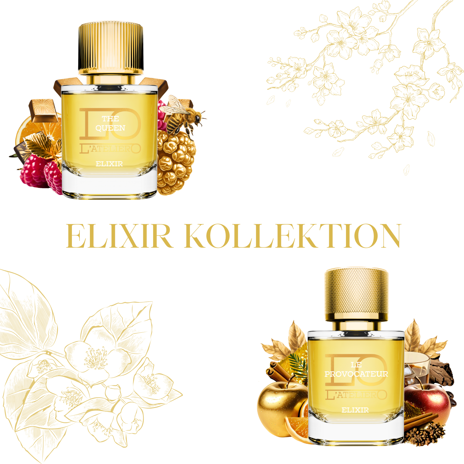 Von Klassikern zu Ikonen: Die Geschichte der Elixir-Düfte von L'ATELIERO